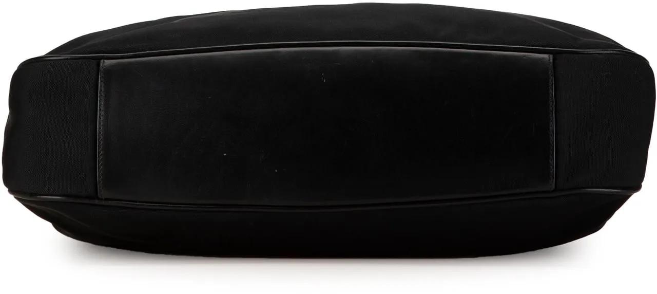 Gucci Hobo bags Nylon Bamboo Satchel in zwart