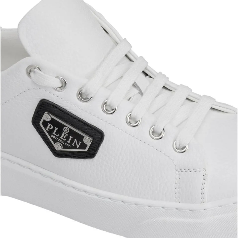 Philipp Plein Low-Top-Sneaker Lo-Top Turnschuhe Iconic Plein weiss(Image 2)