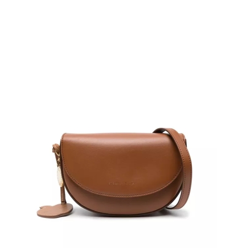 Stella McCartney Brown Small Frayme Bag Brown Axelremsväska