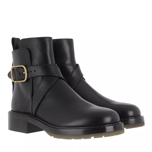 Chloé Boots Leather Black Ankle Boot