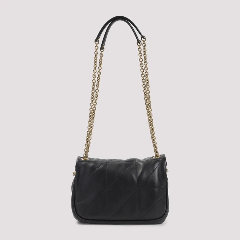 Saint Laurent Schultertasche Quilted Black Lamb Leather Shoulder Bag Black