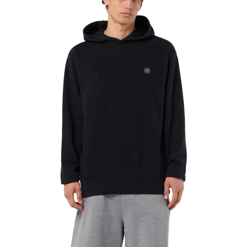 Philipp Plein Jogginghose Tracksuit Joggers Monogram Embroidery schwarz(Image 3)