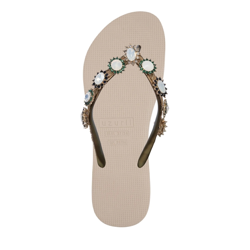 UZURII Flip Flops Pantoffeln Pantoffel Boo Boo sand(Image 2)