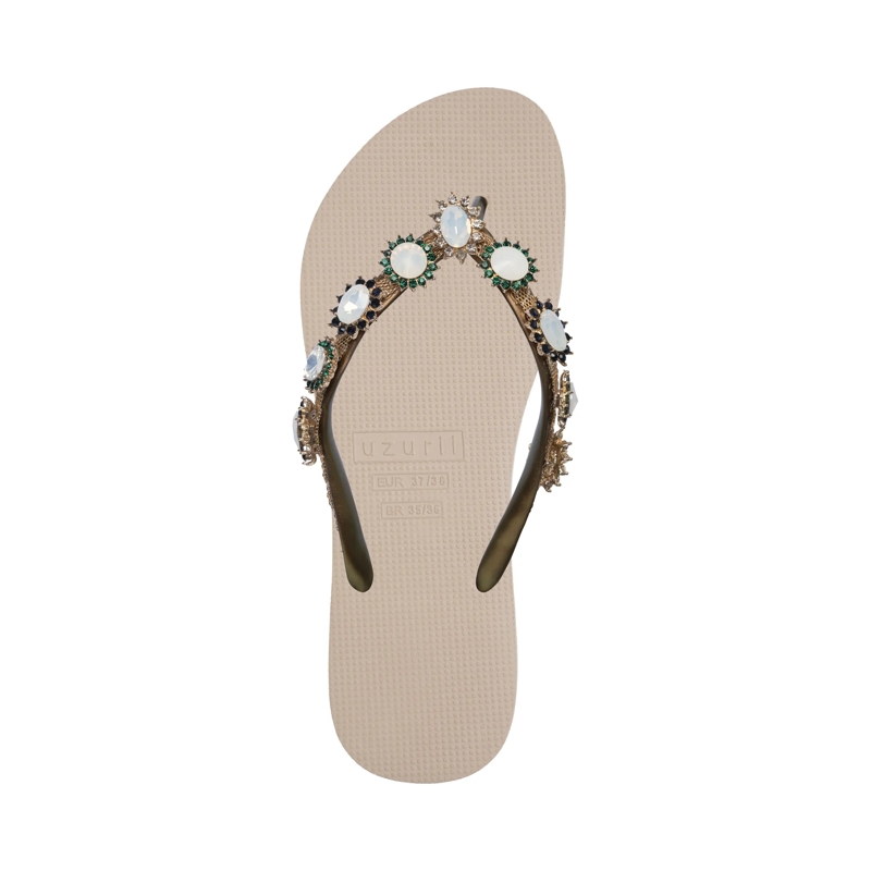 UZURII Flip Flops Pantoffeln Pantoffel Boo Boo sand