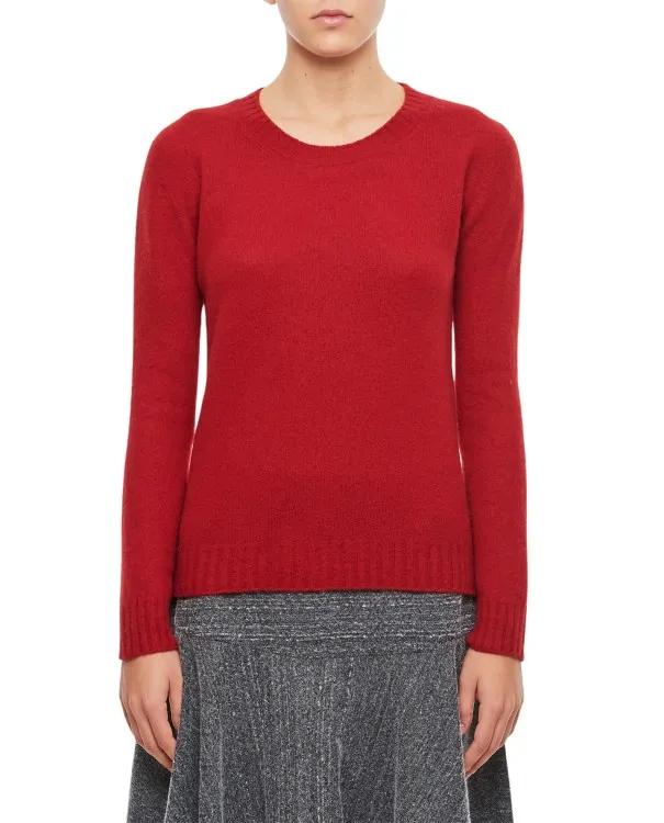 Drumohr - Lambswool Sweater - Größe M - rot