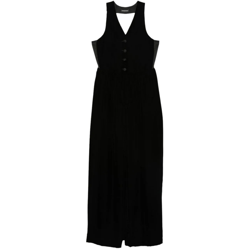 Emporio Armani Maxikleid Dresses Black schwarz