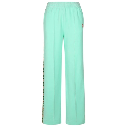 Casablanca Jogginghosen Jogger' Light Green Cotton Blend Pants Green