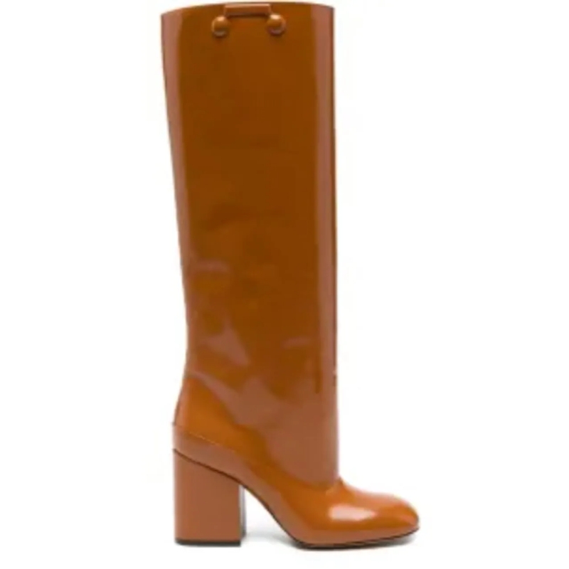 Marni Bottes Boots Copper orange