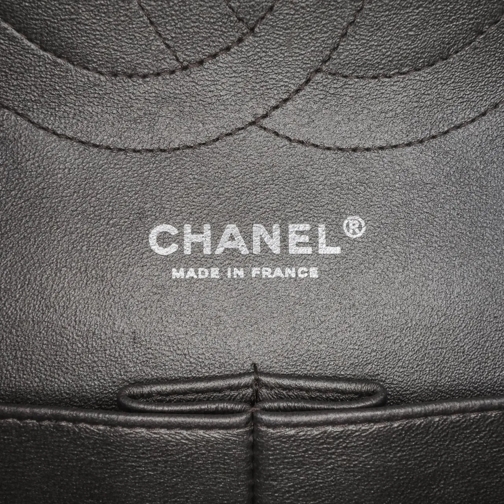 Chanel Sac à bandoulière 2013-2014 Jumbo Classic Lambskin Double Flap silber (Image 10)