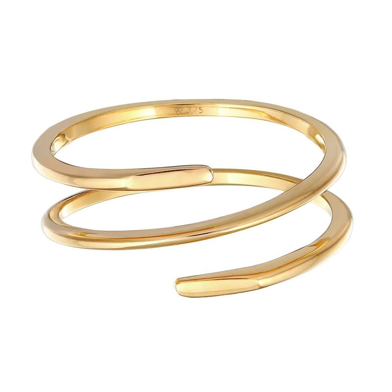 Elli Ring Ring Wickelring Twist Fein 375 Gelbgold gold(Image 2)