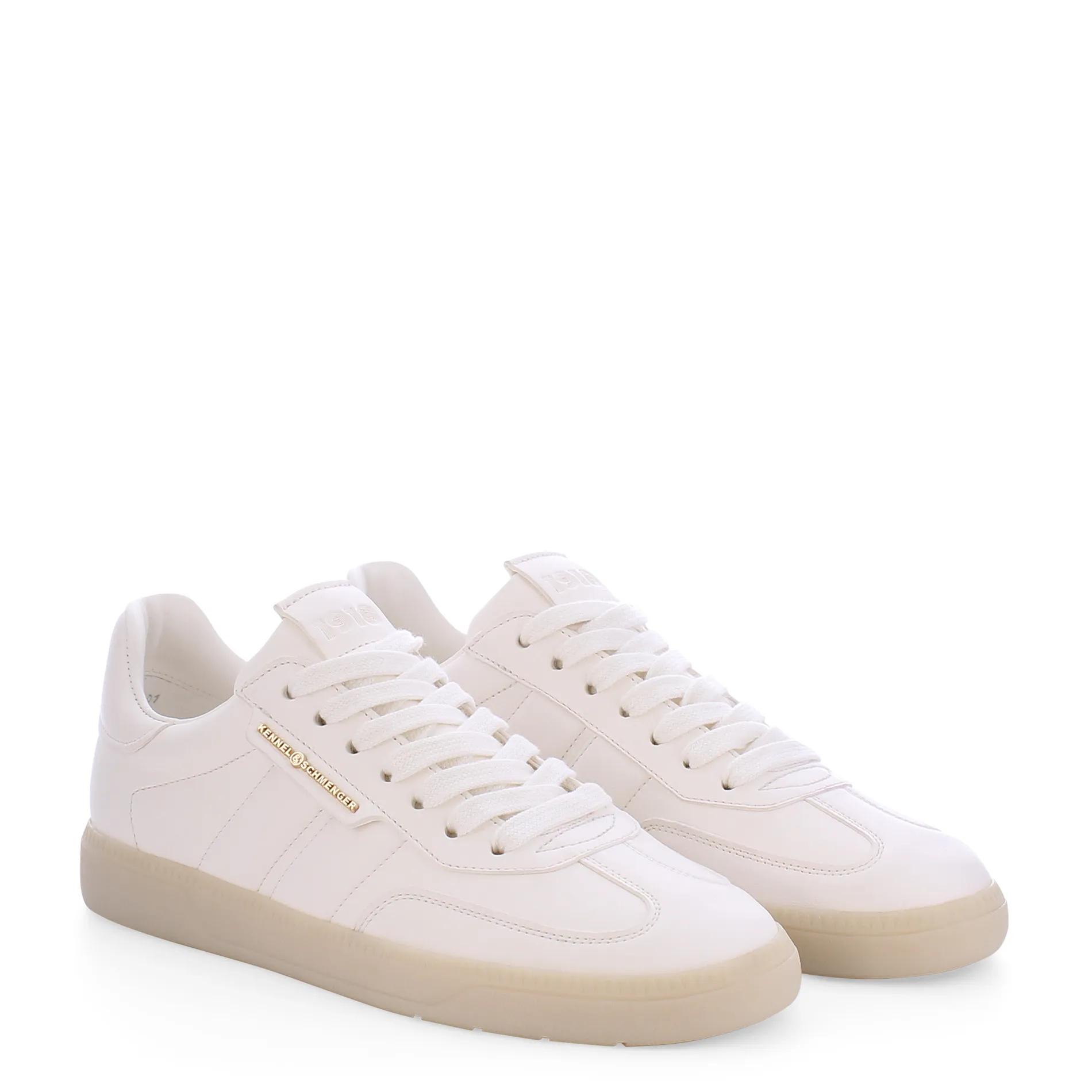 Kennel & Schmenger Low-Top Sneaker - Pop - Gr. 37,5 (EU) - in Weiß - für Damen - aus glatt & Leder & Gummi & Leder
