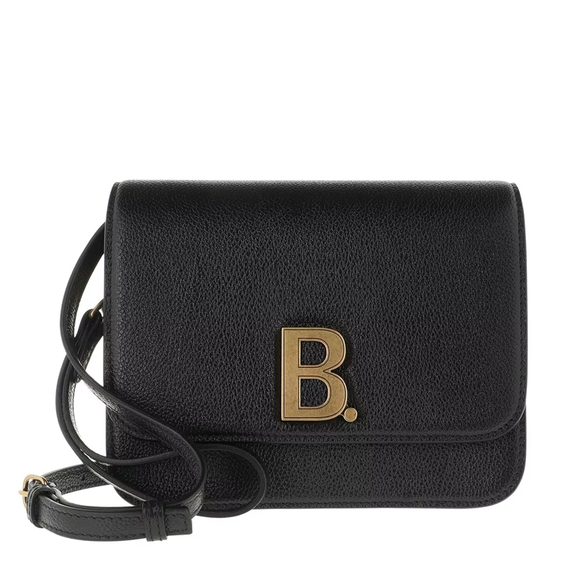 Balenciaga Crossbody Bag Small B. Crossbody Bag Leather Black