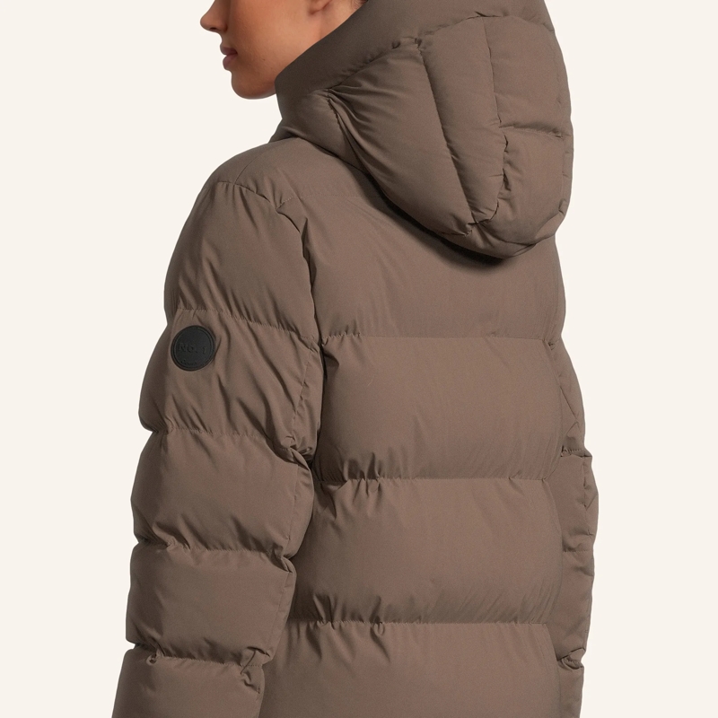 No1 Como Wintermantel Steppmantel LUZIE taupe(Image 4)