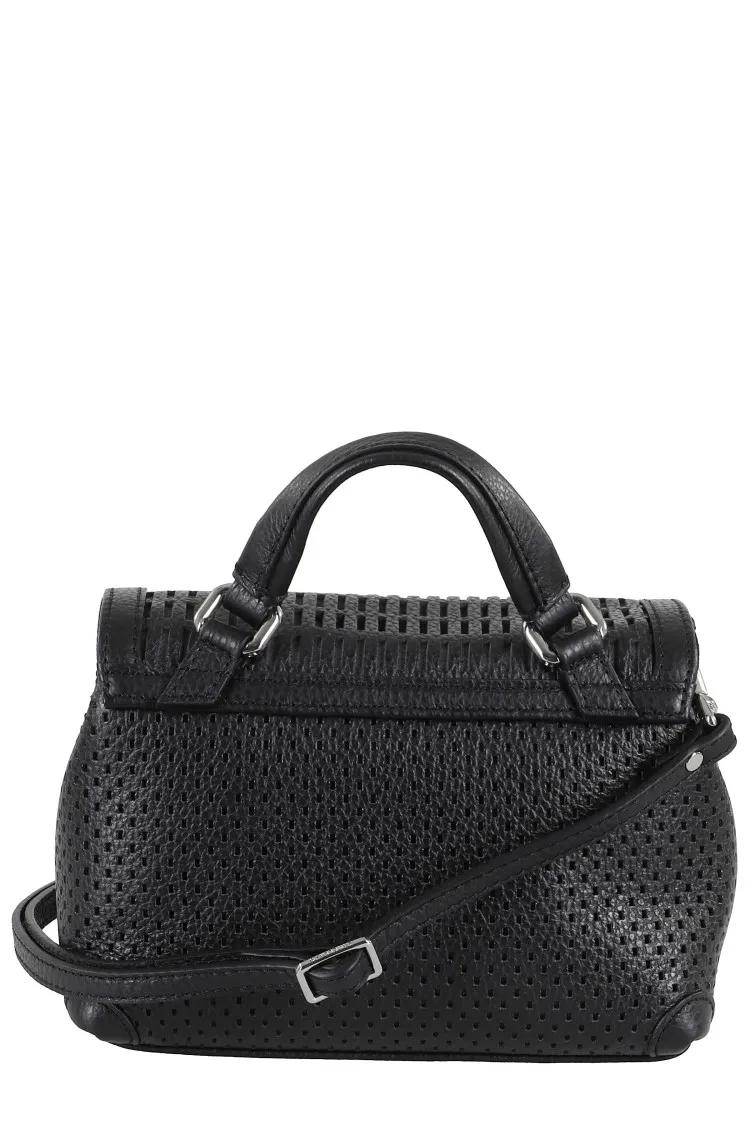Zanellato Hobo bags Postina Rete Shoulder Bag in zwart