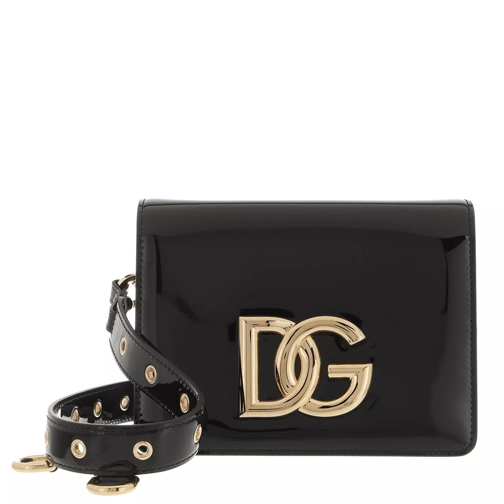 Dolce&Gabbana Logo Shoulder Bag Black Crossbody Bag
