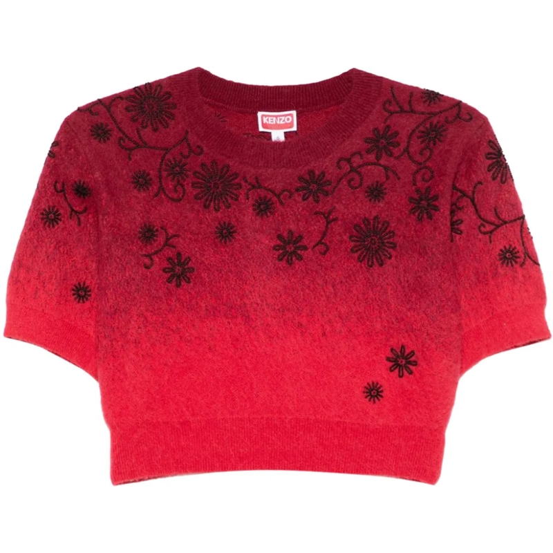 Kenzo T-shirt Top Red rot
