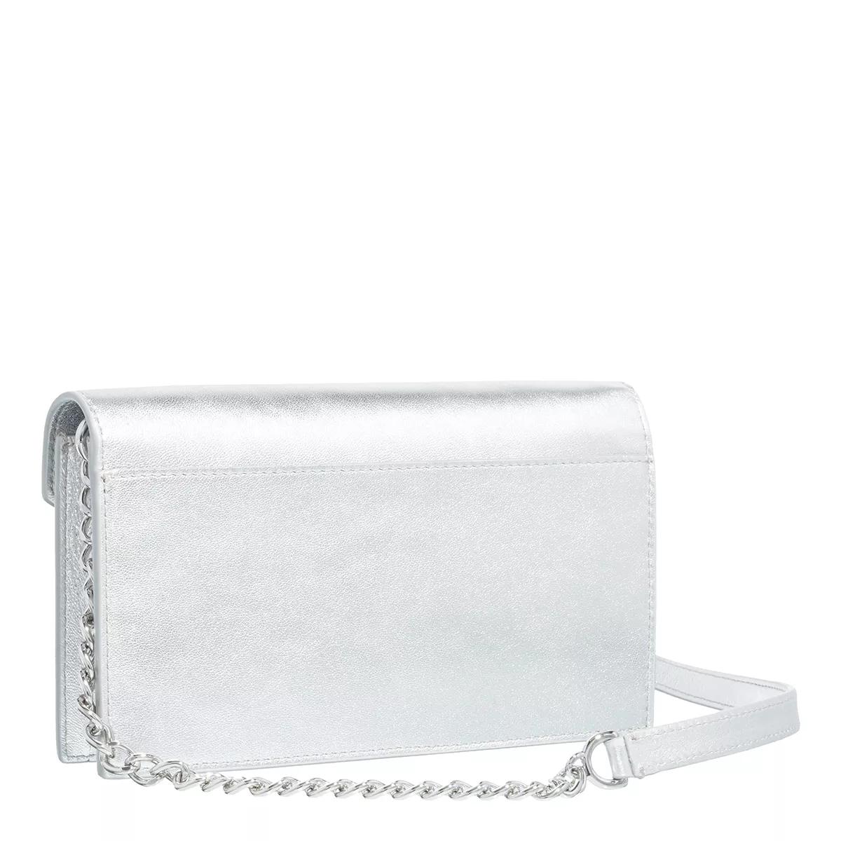 Polo Ralph Lauren Schoudertassen Wallet On A Chain Small in zilver