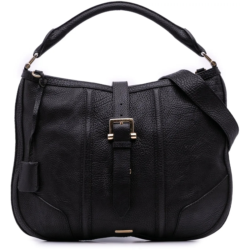 Burberry Sac à bandoulière Leather Bartow Satchel schwarz