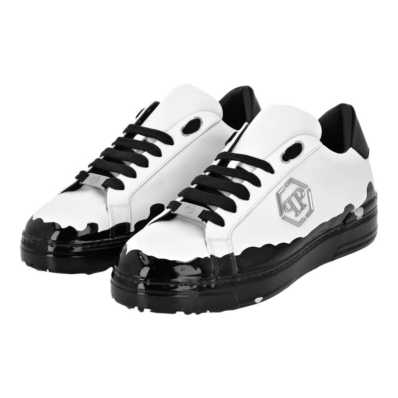 Philipp Plein Low-Top-Sneaker Lo-Top Turnschuhe Carson schwarz