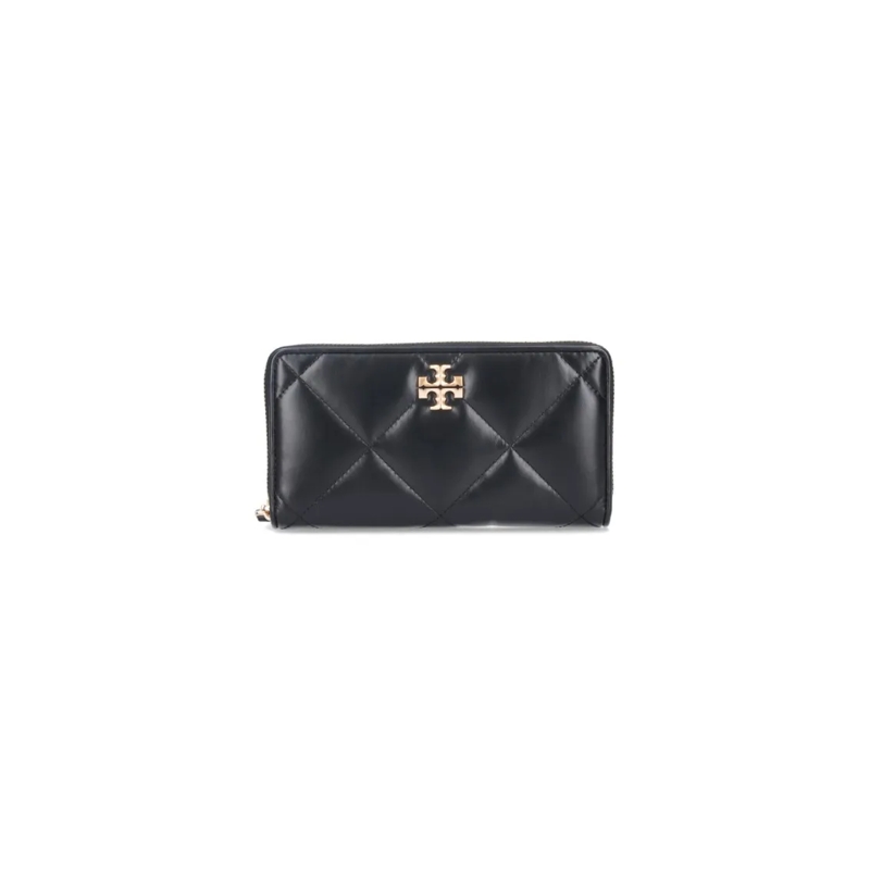Tory Burch Portemonnee "Kira" Continental Wallet, In Black Calfskin Black