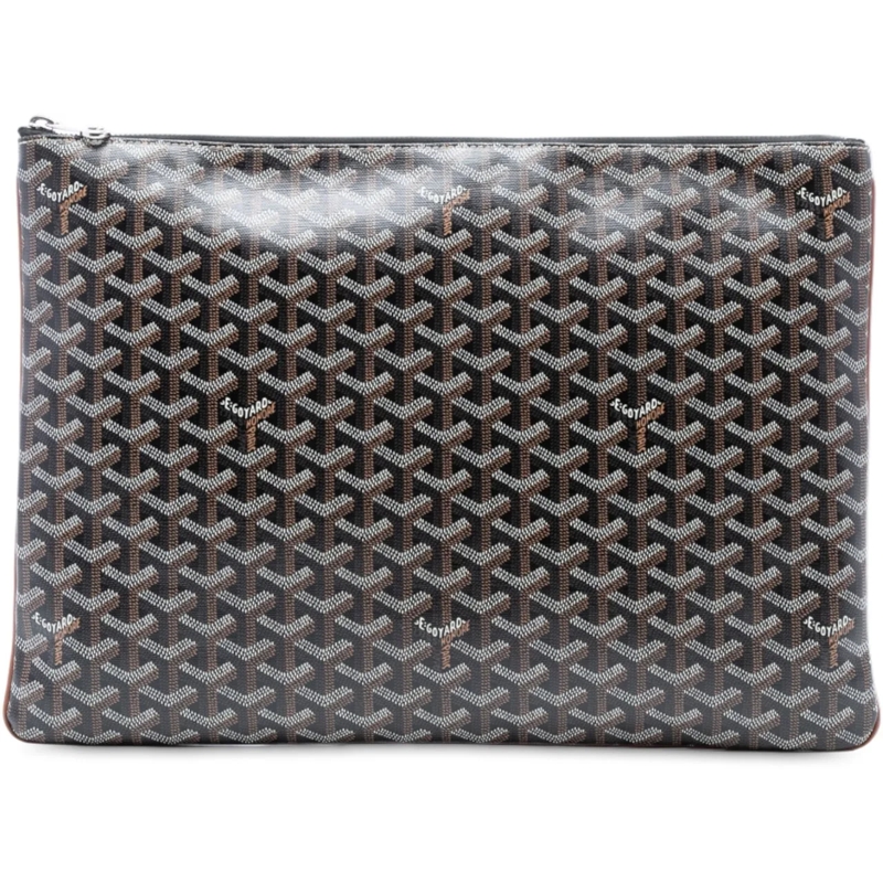 GOYARD Clutch Goyardine Senat GM schwarz