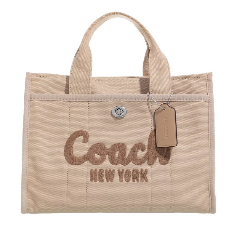 Coach Tote Cargo Tote Dark Natural