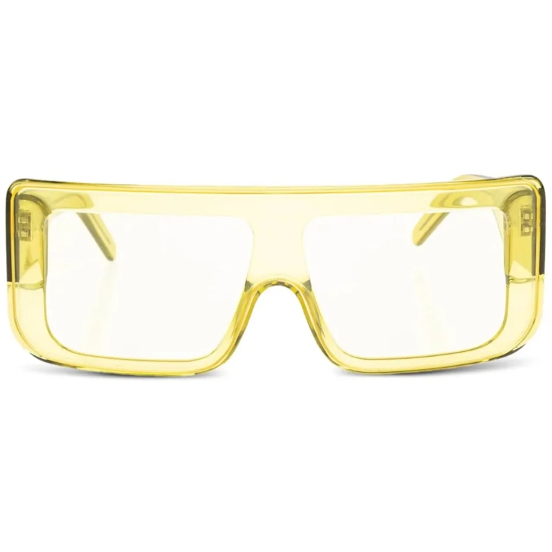 Rick Owens Sonnenbrille Sunglasses Documenta Acid Temple/acid Lens gelb