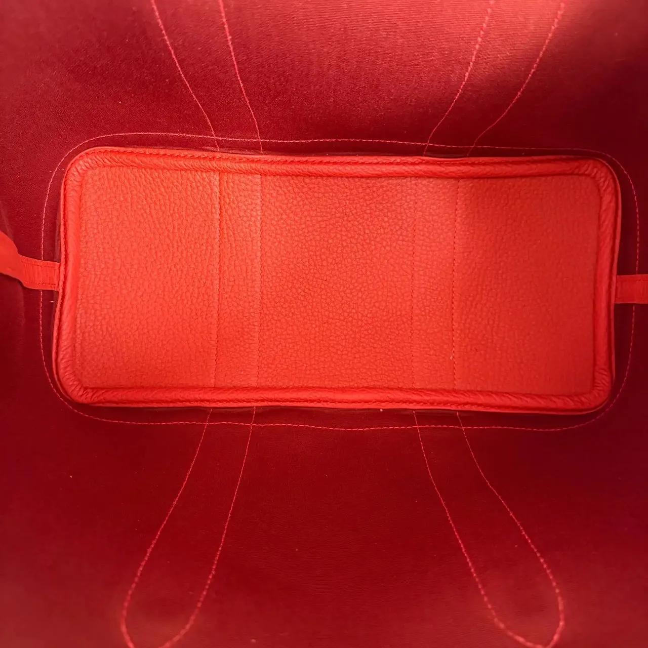 Thumbnail - Hermès Crossbody Bags - Hermes Garden Party 30 Verso, orange mecano / Cuiv - Gr. unisize - in Orange - für Damen