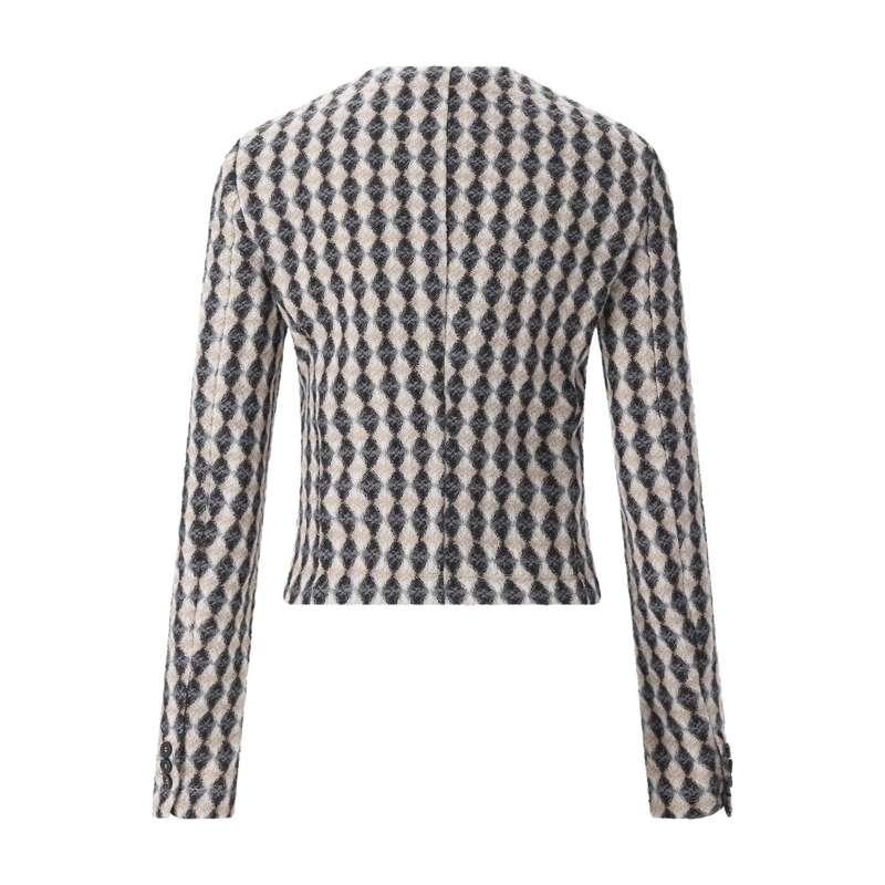 MSGM Blazer Jacke aus Schurwolle grau(Image 2)