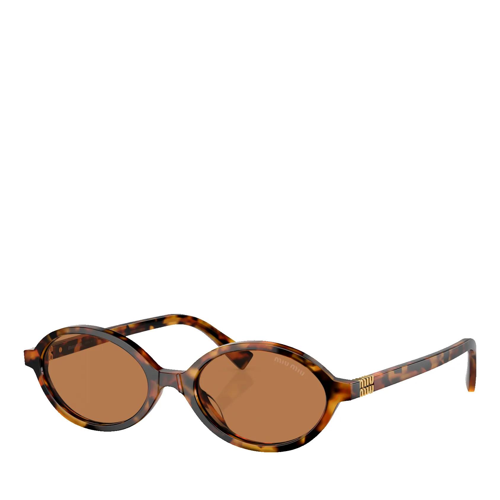 Miu Miu Sonnenbrille - 0MU 04ZS - Gr. unisize - in Braun - für Damen