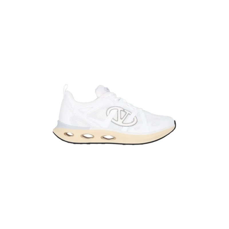 Valentino Garavani Low-Top-Sneaker Vlogo Easyjog Low-Top Sneakers – White White