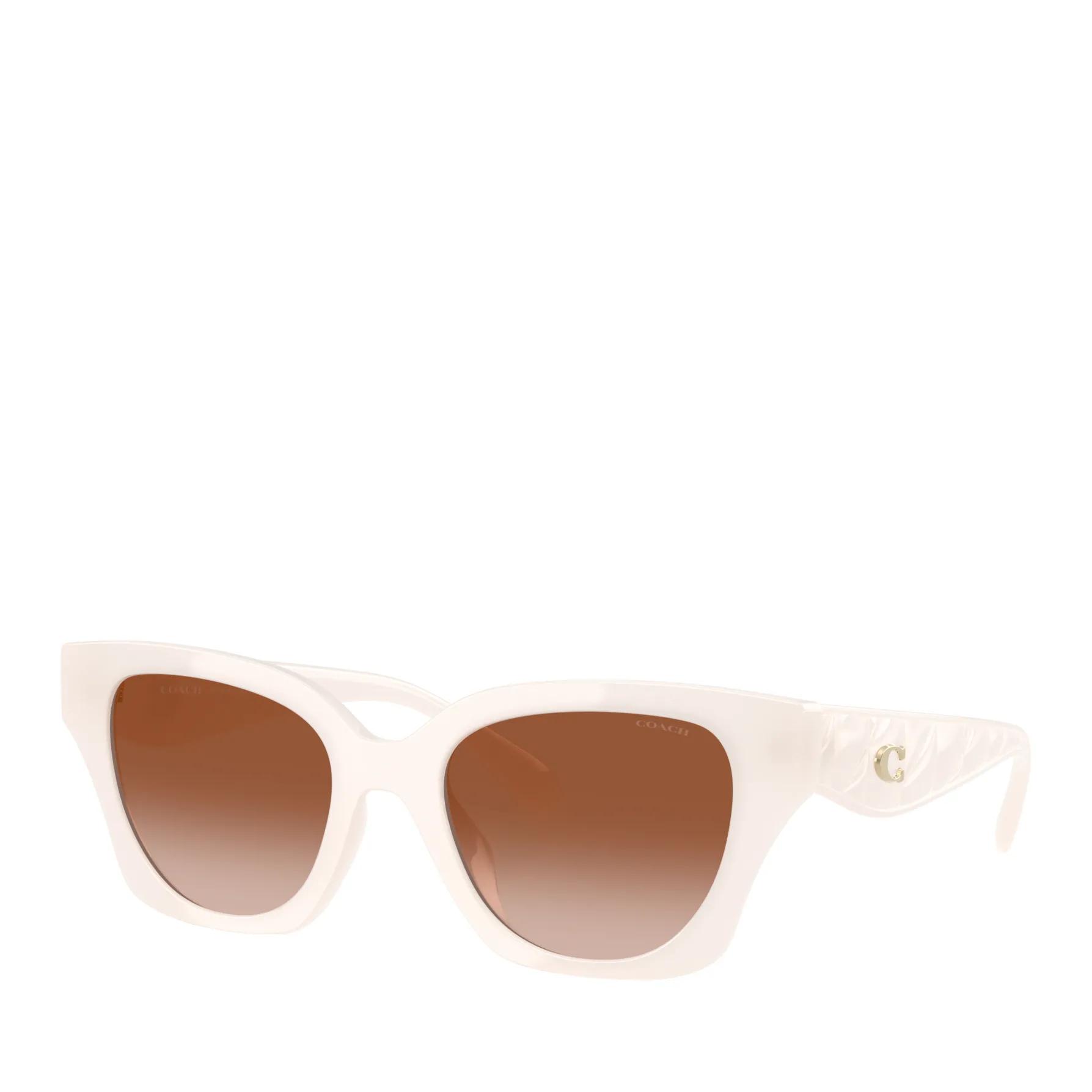 Coach Sonnenbrille - Cad18 - Gr. unisize - in Weiß - für Damen