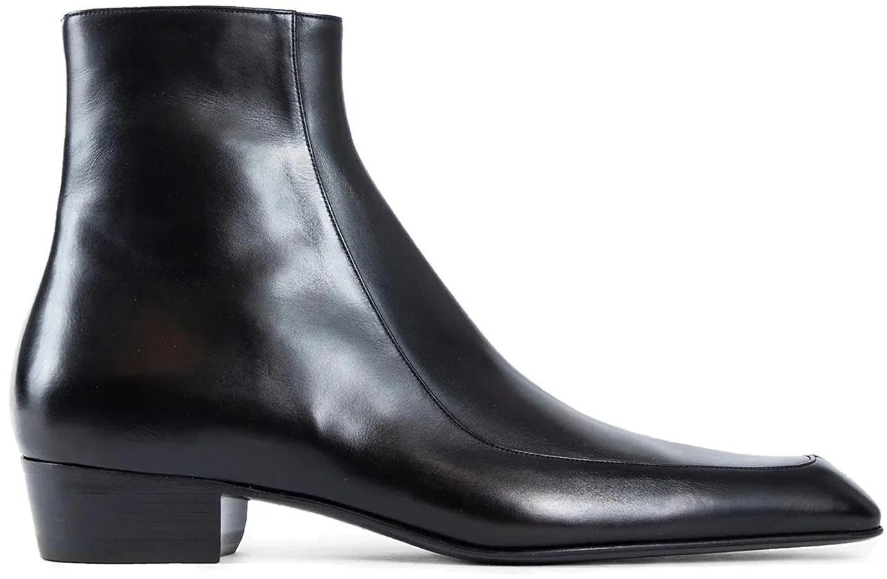 Thumbnail - Saint Laurent - Saint Laurent Augustin Ankle Boots - Größe 40 - schwarz