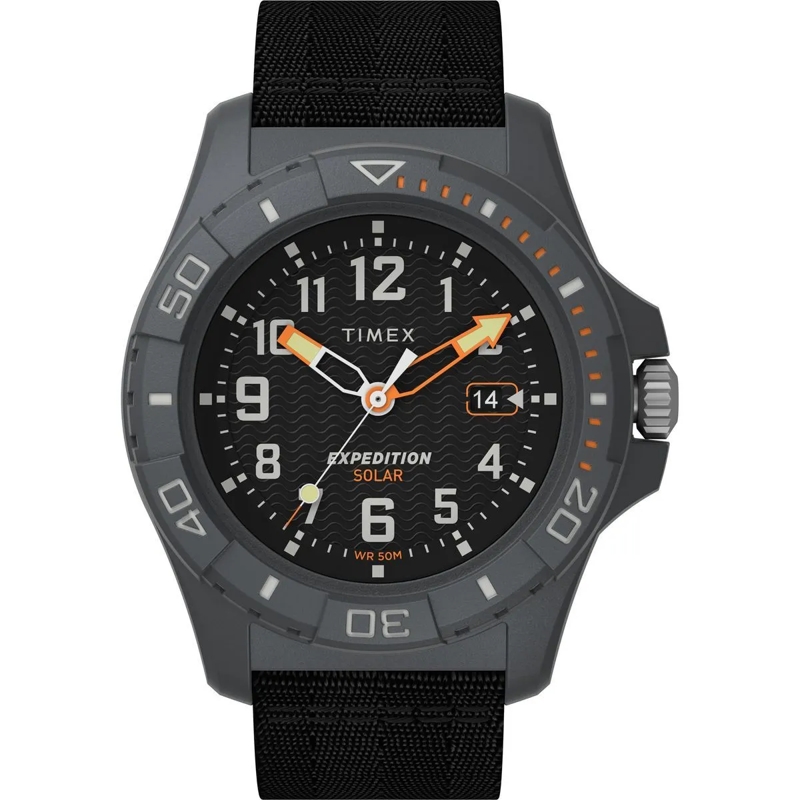 Timex Automatikuhr Quarz-Analoguhr Freedive schwarz
