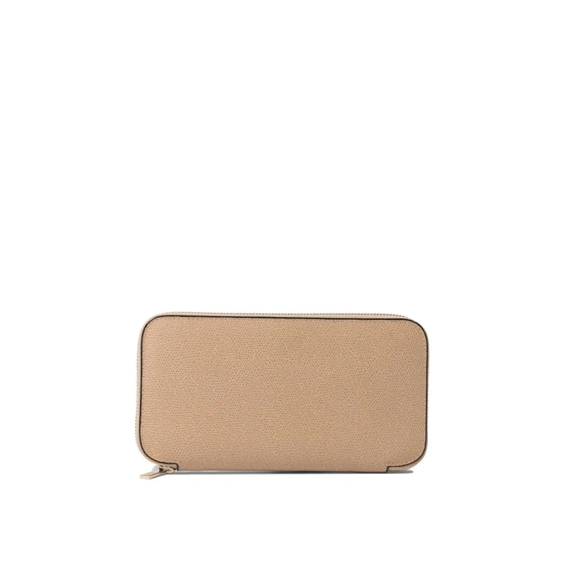 Valextra Portemonnee "10 Cc" Wallet With Zip Brown