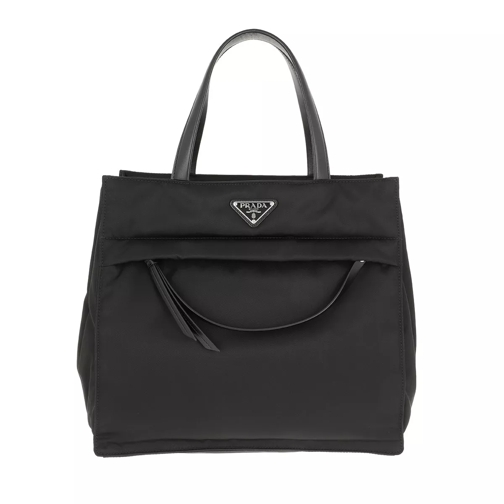 Prada Shopping Bag Black Rymlig shoppingväska