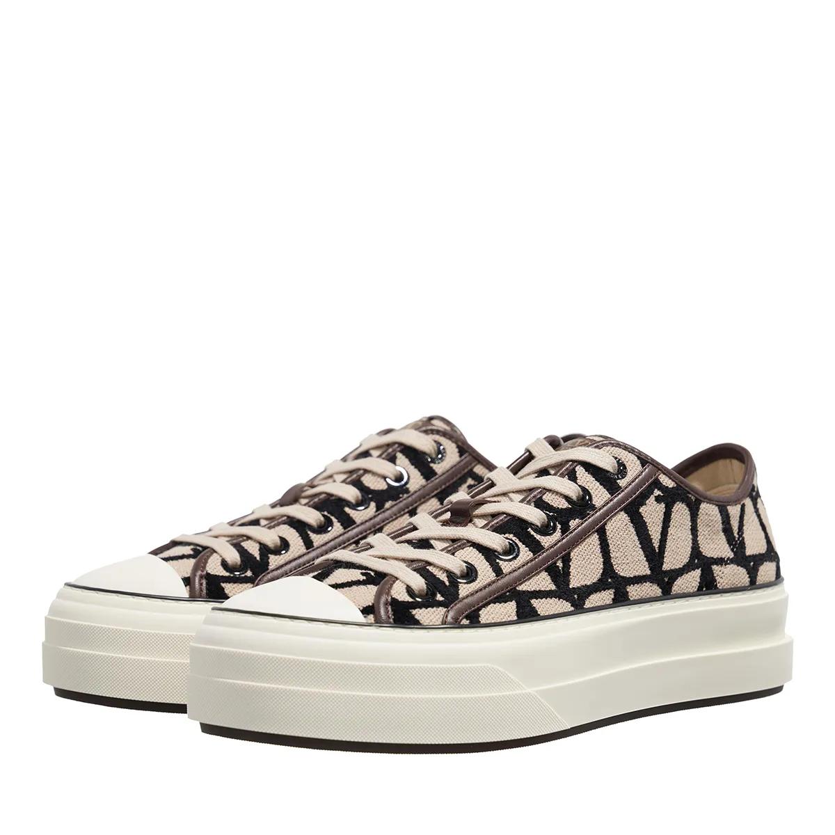 Valentino Garavani Sneakers - Sneaker Toile Iconographe - Gr. 39 (EU) - in Beige - für Damen