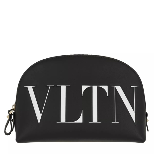 Valentino Garavani VLTN Printed Purse Leather Black Pochette