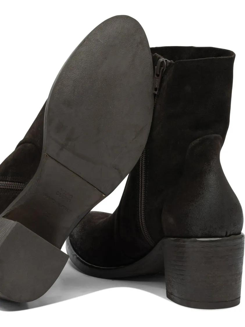 Thumbnail - Strategia Stiefel - Brown Suede Ankle Boots With Pointed Toe - Gr. 36 - in Schwarz - für Damen