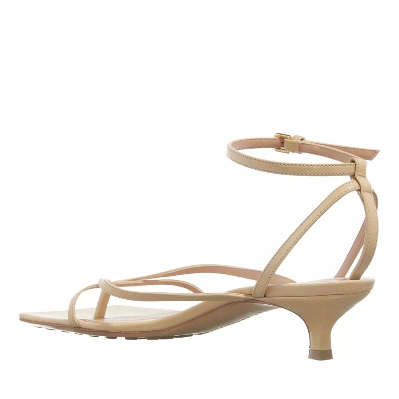 Bottega Veneta Riemchensandalen Leather Strech Sandals Cane Sugar(Image 2)