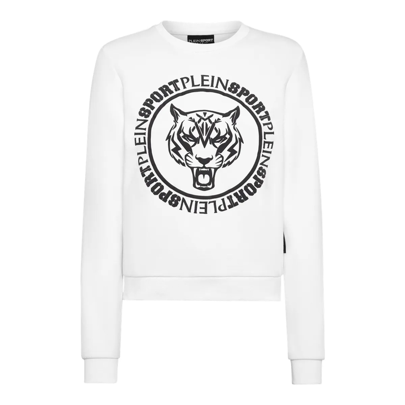 Plein Sport Top Sweatshirt weiss