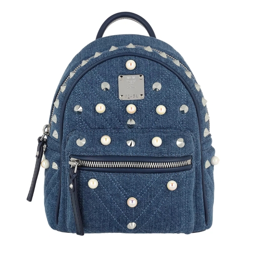 MCM Backpack XMN Denim Blue Rucksack