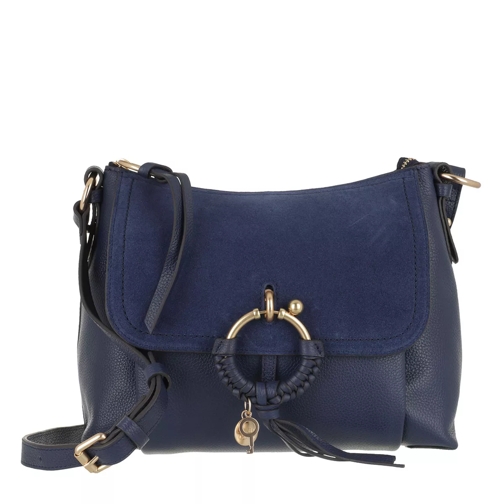See By Chloé Joan Shoulder Bag Suede Royal Navy Borsetta a tracolla