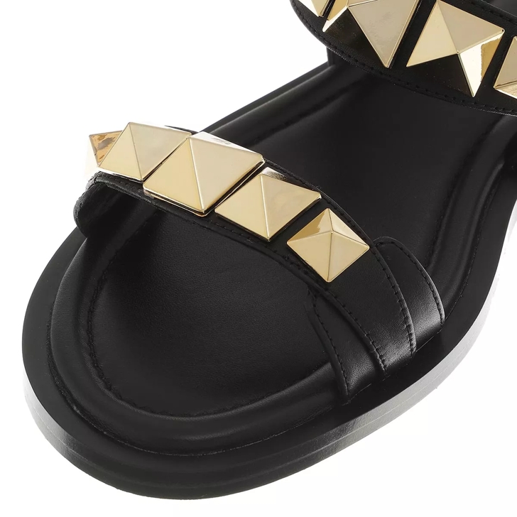 Michael Kors Wren Flat Sandal Black Sandale