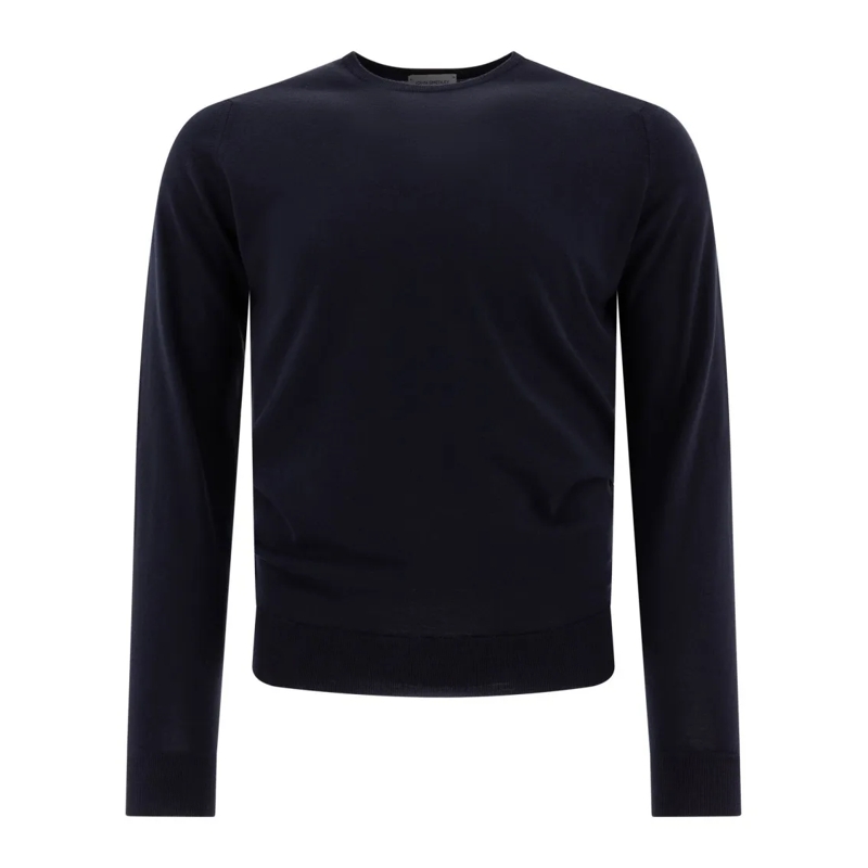 John Smedley Trui "Lundy" Sweater Blue