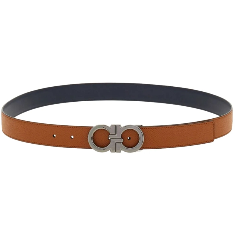 Salvatore Ferragamo Gürtel Belts Leather Brown braun