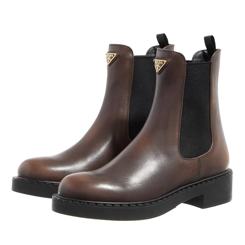 Prada Chelsea Boots Stiefelette Chocolate mehrfarbig(Image 4)