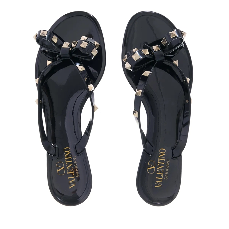 Valentino Garavani Sandalen 'Rockstud' Flip-Flop Sandals – Black Black(Image 11)