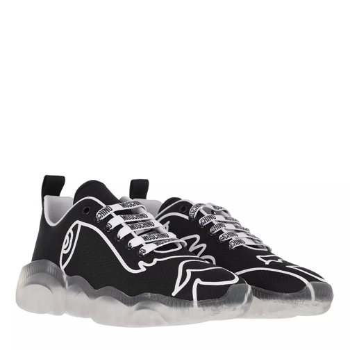 Moschino Orso Sneaker Black White Low-Top Sneaker