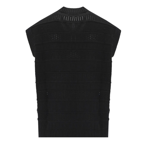 Daily Paper DAILY PAPER RASHIDI SCHWARZE WESTE schwarz Gilet en tricot